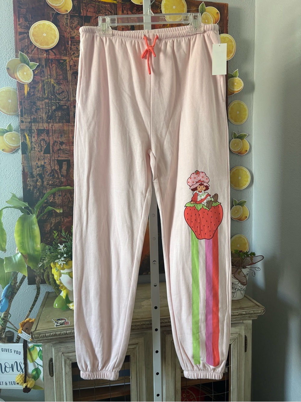 NWT Strawberry Shortcake Joggers Size M